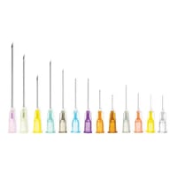 Agujas hipodérmicas SOL-M -caja de 100 unidades (Varias medidas)